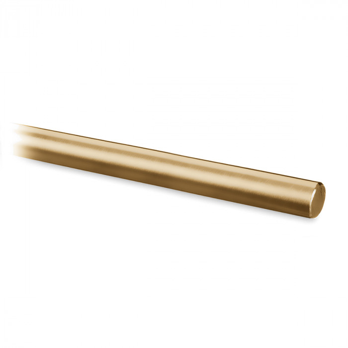 Barre ronde inox 10 mm inox-304 laiton mat