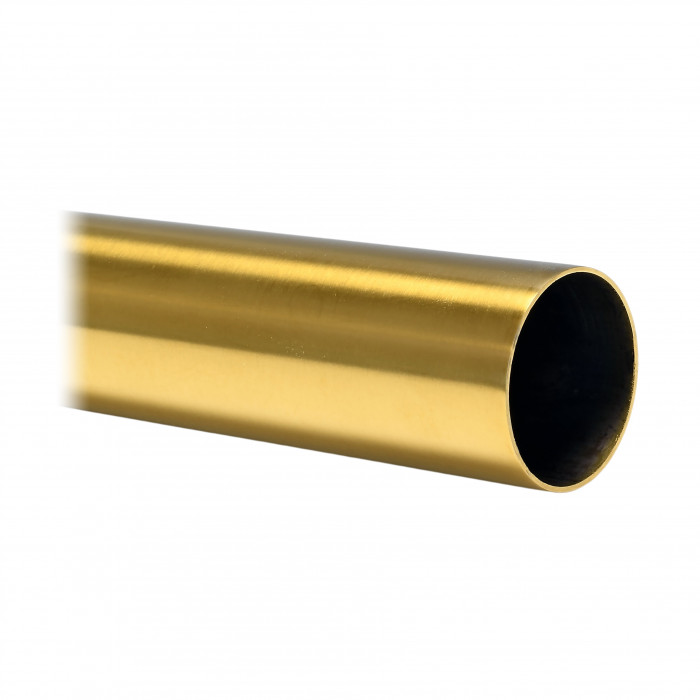 Buis 19 x 1,0 mm zamak laiton mat