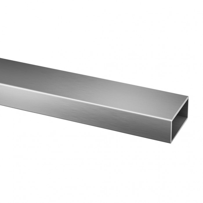 Tube carré/rectangulaire inox 25 x 15 x 1,5 mm inox-304 brut