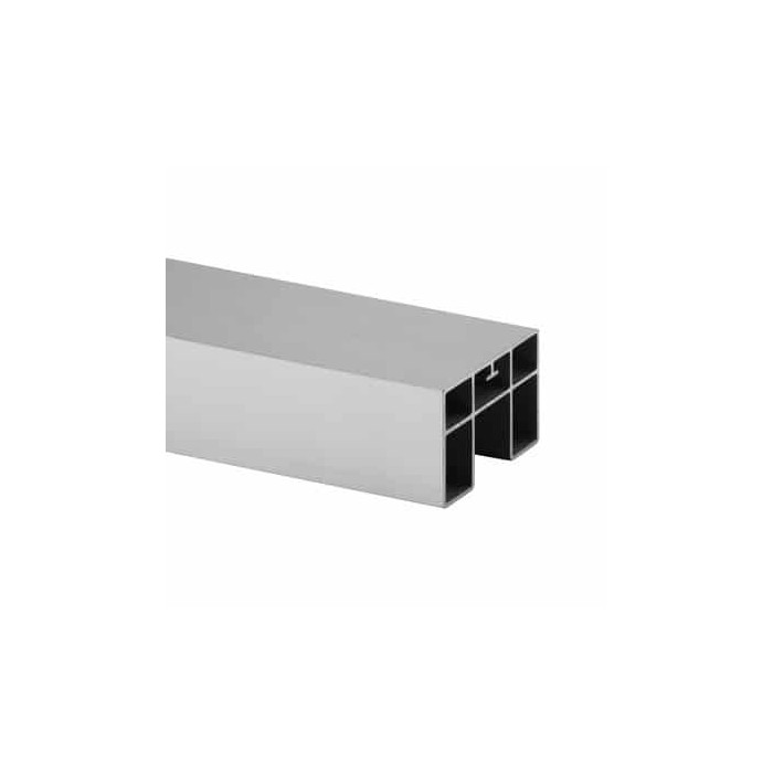 Tube profilé U 65 x 40 x 1,5 mm aluminium (brut)