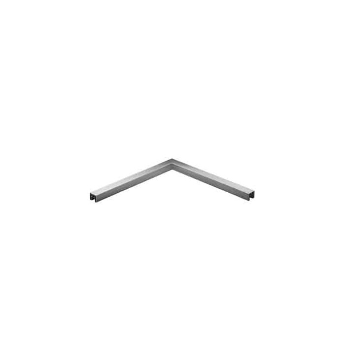 Hoekverbinder Tube profilé U 40 x 40 x 1,5 mm aluminium (anodisé) model 6324