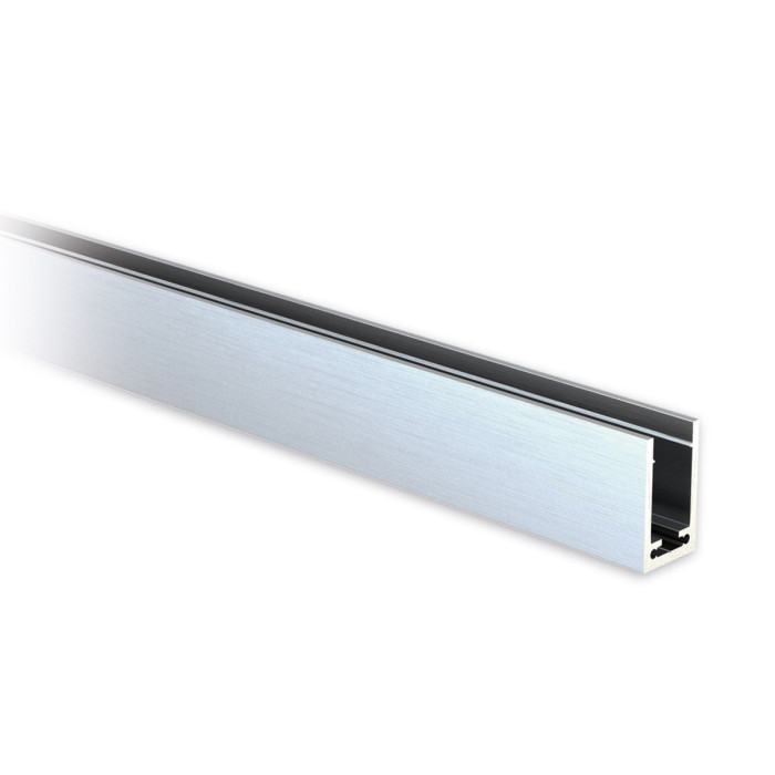 Profilé U aluminium 40 x 25 x 40 mm brut