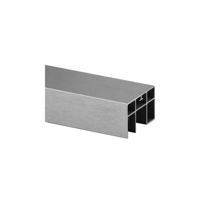 Tube profilé U 65 x 40 x 1,5 mm voor LED-strip aluminium (brut)