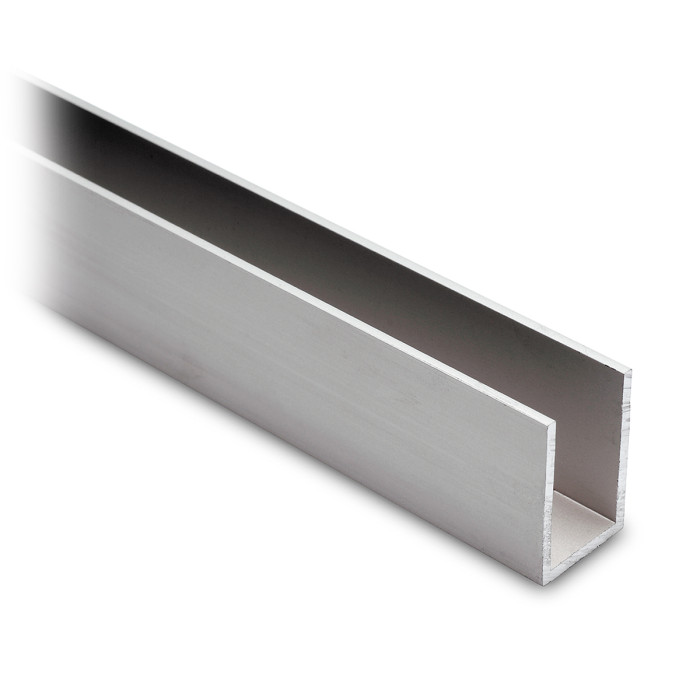 Profilé U aluminium 30 x 20 x 30 mm zilver mat anodisé
