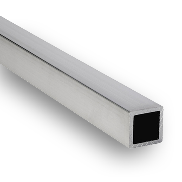 Tube carré/rectangulaire aluminium 40 x 40 x 3 mm AW-6060