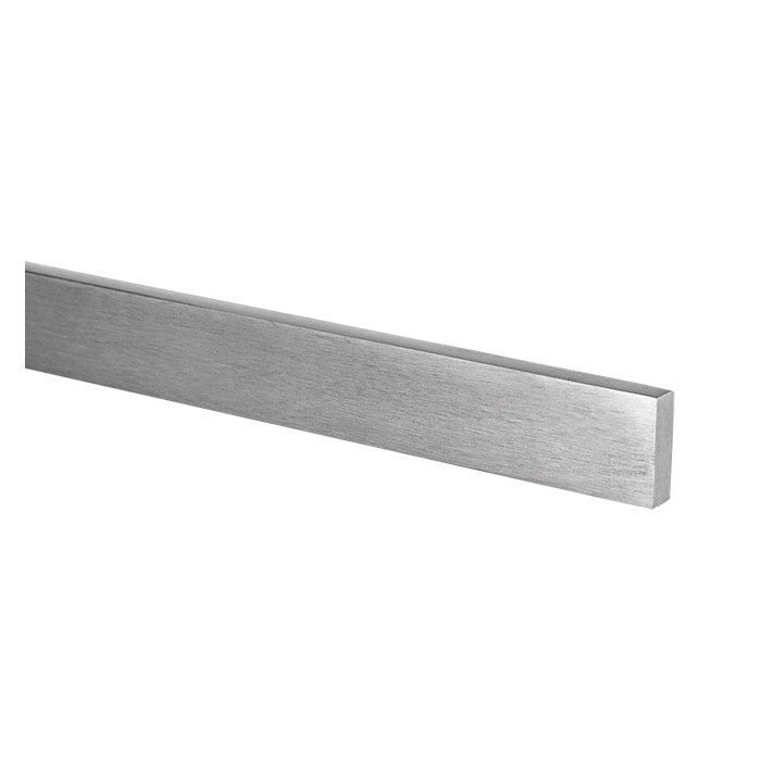 Plat inox 50 x 10 mm inox-304 K320 brossé