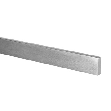 Plat inox 80 x 6 mm inox-304 K320 brossé