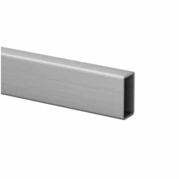 Tube carré/rectangulaire inox 40 x 20 x 2 mm inox-304 K320 brossé