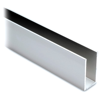 Profilé U aluminium 40 x 20 x 40 mm brut