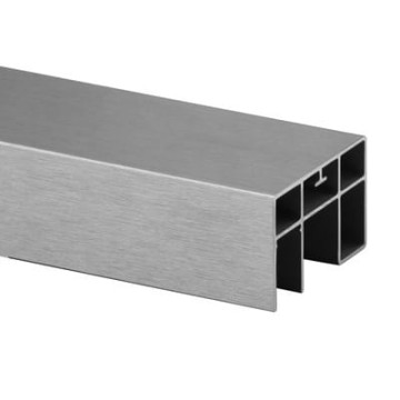 Tube profilé U 65 x 40 x 1,5 mm voor LED-strip aluminium (anodisé)