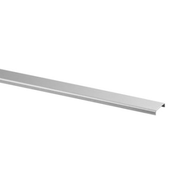 Protection de bord de verre voor glasdikte 24,76 - 25,52 mm inox-316 mat brossé